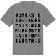 Mid Heather Gray t-shirt med Östra Sirbomark ordlek t-shirt