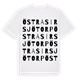 Östra Sirsjötorp ordlek t-shirt