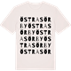 Vintage White t-shirt med Östra Sörby ordlek t-shirt