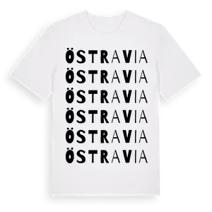 Östra Via ordlek t-shirt – ekologisk bomull t-shirt från Pinshirt