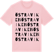 Pink Cotton t-shirt med Östra Viken ordlek t-shirt
