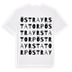 Östra Yrstatorp ordlek t-shirt