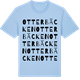 Blue Soul t-shirt med Otterbäcken ordlek t-shirt