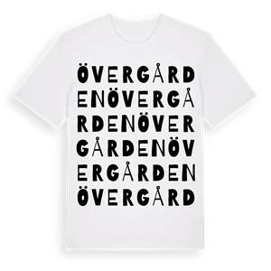 Övergården ordlek t-shirt – ekologisk bomull t-shirt från Pinshirt