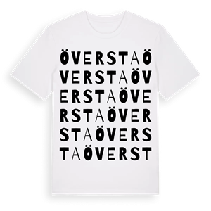 Översta ordlek t-shirt – ekologisk bomull t-shirt från Pinshirt