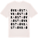 Vintage White t-shirt med Övra Östa ordlek t-shirt