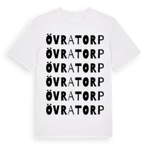 Övratorp ordlek t-shirt – ekologisk bomull t-shirt från Pinshirt