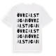 White t-shirt med Övre Alstugan ordlek t-shirt
