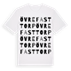 Övre Fasttorp ordlek t-shirt