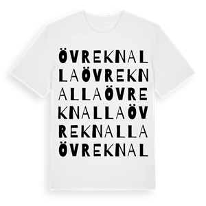 Övre Knalla ordlek t-shirt – ekologisk bomull t-shirt från Pinshirt