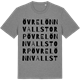 Mid Heather Gray t-shirt med Övre Lönnvallstorp ordlek t-shirt