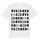 White t-shirt med Övre Nordhagen ordlek t-shirt