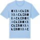 Blue Soul t-shirt med Oxbacken ordlek t-shirt