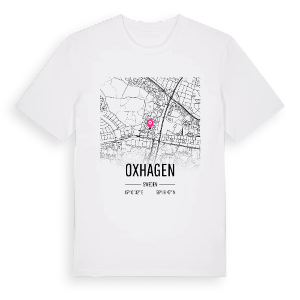 Oxhagen karta t-shirt – ekologisk bomull t-shirt från Pinshirt