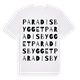 Paradisbygget ordlek t-shirt