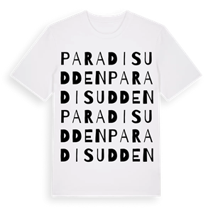 Paradisudden ordlek t-shirt – ekologisk bomull t-shirt från Pinshirt