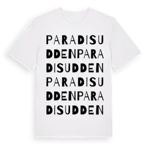 Paradisudden ordlek t-shirt – ekologisk bomull t-shirt från Pinshirt