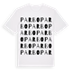 Parbo ordlek t-shirt