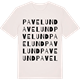 Vintage White t-shirt med Pavelund ordlek t-shirt