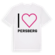 White t-shirt med Jag älskar Persberg t-shirt stort tryck