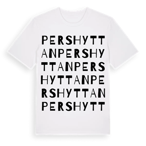 Pershyttan ordlek t-shirt – ekologisk bomull t-shirt från Pinshirt