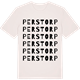 Vintage White t-shirt med Perstorp ordlek t-shirt