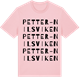 Pink Cotton t-shirt med Petter-Nilsviken ordlek t-shirt