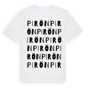 Pirön ordlek t-shirt – ekologisk bomull t-shirt från Pinshirt