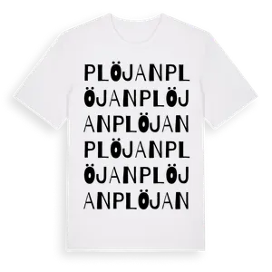 Plöjan ordlek t-shirt – ekologisk bomull t-shirt från Pinshirt