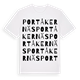White t-shirt med Port Åkernäs ordlek t-shirt