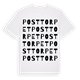 Posttorpet ordlek t-shirt