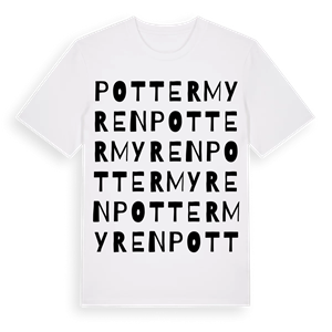 Pottermyren ordlek t-shirt – ekologisk bomull t-shirt från Pinshirt
