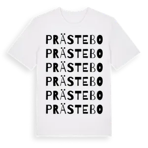 Prästebo ordlek t-shirt – ekologisk bomull t-shirt från Pinshirt