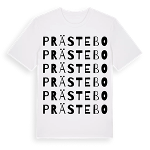 Prästebo ordlek t-shirt – ekologisk bomull t-shirt från Pinshirt