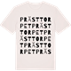 Vintage White t-shirt med Prästtorpet ordlek t-shirt