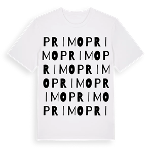 Primo ordlek t-shirt – ekologisk bomull t-shirt från Pinshirt