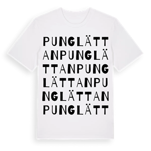 Punglättan ordlek t-shirt – ekologisk bomull t-shirt från Pinshirt