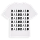 Rabo ordlek t-shirt
