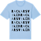 Blue Soul t-shirt med Rackarsviken ordlek t-shirt