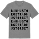 Mid Heather Gray t-shirt med Rådhustorget ordlek t-shirt