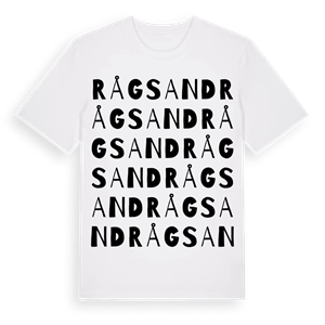 Rågsand ordlek t-shirt – ekologisk bomull t-shirt från Pinshirt