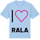 Blue Soul t-shirt med Jag älskar Rala t-shirt stort tryck