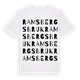 Ramsbergs bruk ordlek t-shirt