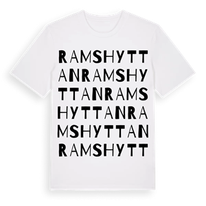 Ramshyttan ordlek t-shirt – ekologisk bomull t-shirt från Pinshirt