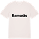 Vintage White t-shirt med Ramsnäs fetstil t-shirt