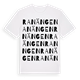 White t-shirt med Ranängen ordlek t-shirt