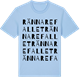 Blue Soul t-shirt med Rännarefallet ordlek t-shirt