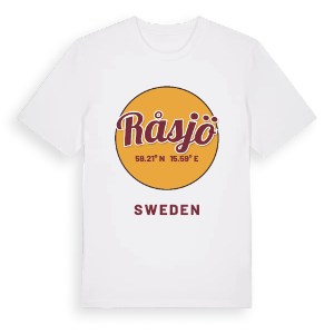 Råsjö cirkel t-shirt – ekologisk bomull t-shirt från Pinshirt