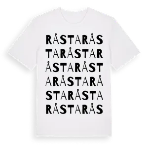 Råsta ordlek t-shirt – ekologisk bomull t-shirt från Pinshirt
