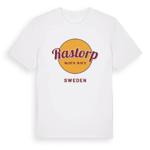 Rastorp cirkel t-shirt – ekologisk bomull t-shirt från Pinshirt
